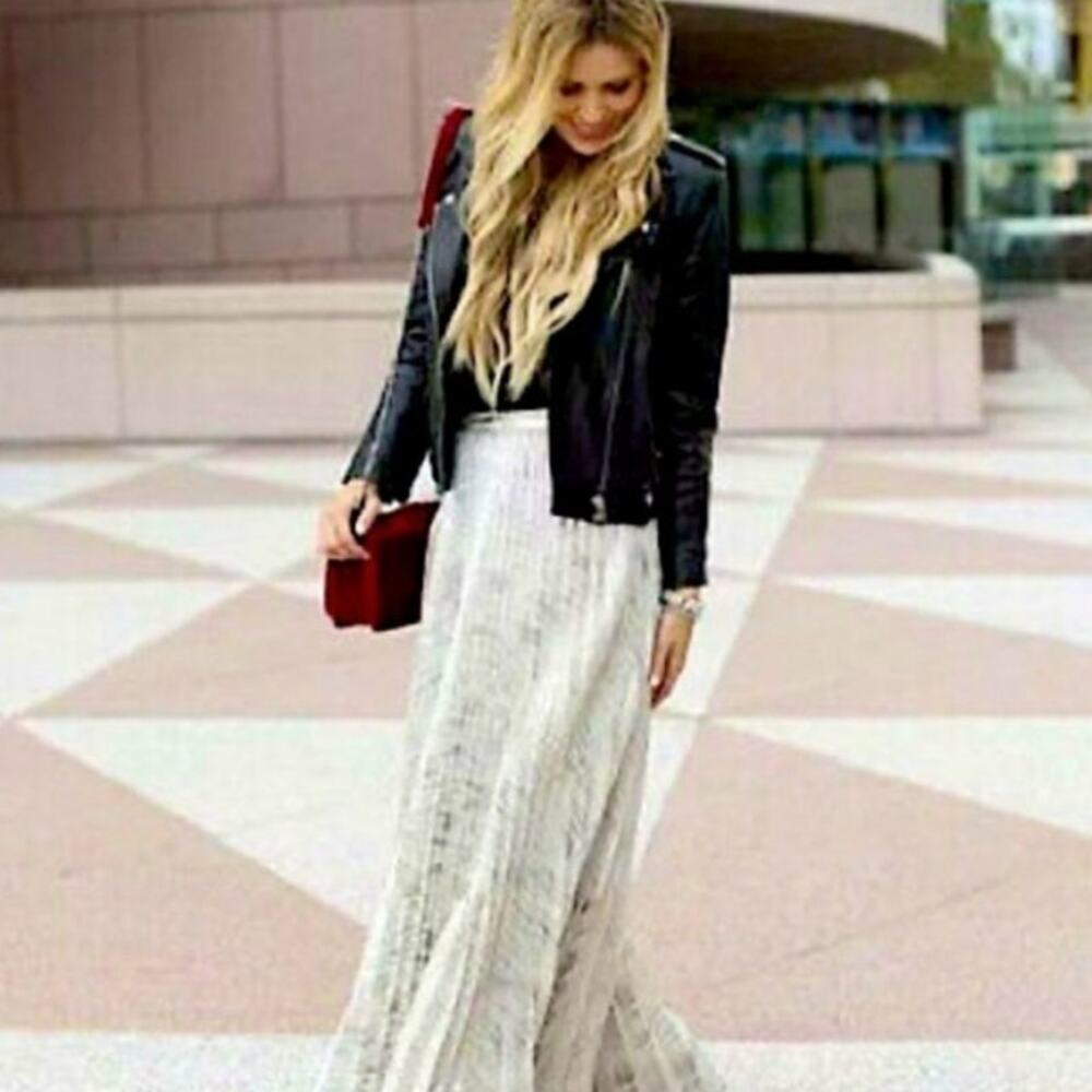 Moulinette Soeurs Midlight Maxi Pleated Skirt‎ Size 4P - Picture 5 of 7